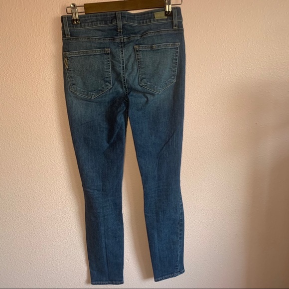 PAIGE Verdugo Ankle Destructed Skinny Jeans 27 - Picture 6 of 6